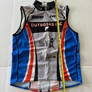 LG Triathlon Cycling Vest Outdoors Inc Sleeveless Full Zip Top Racerback